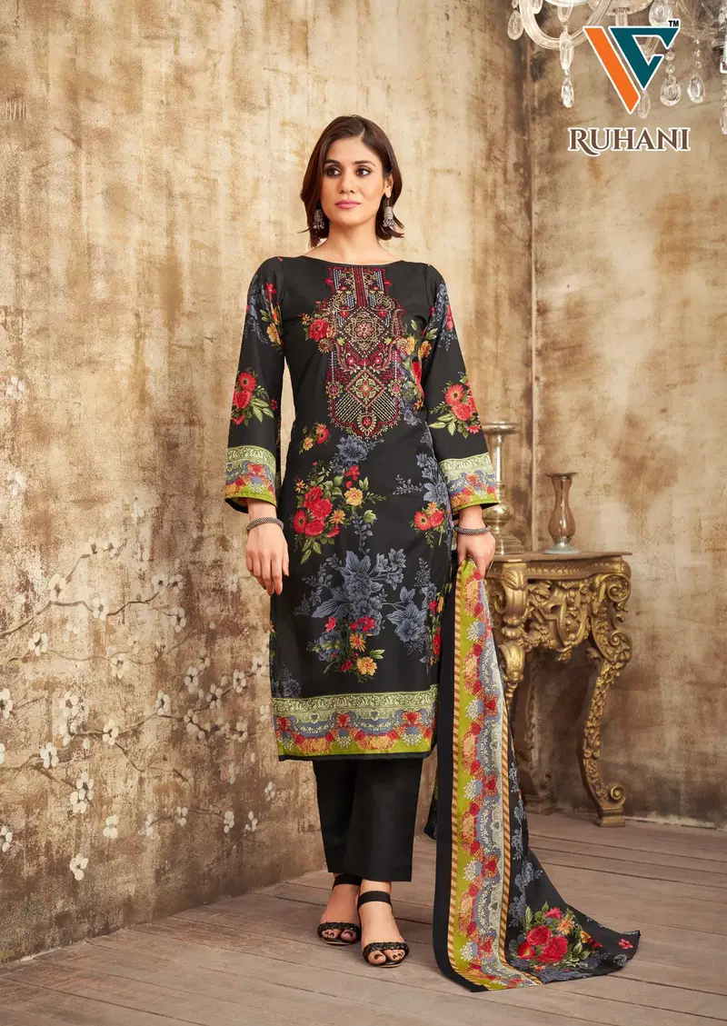 Ruhani Vol 27 By Vandana C Cotton Printed Dress Material Exporters In India
